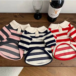 Fashion Pet Dog Striped Shirt Summer Puppy Clothes Cute Cat Vest Breathable Dog Thin Shirt Pet Kitten Clothing Chihuahua Clothes