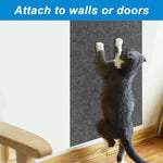 Scratching mat pet carpet with self-adhesive furniture protector