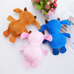 Plush Dog Toy Animals Shape Bite Resistant Squeaky Toys Fleece Dog Toys for Small Large Dogs Puppy Pets Training Accessories