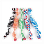 1PC Dog Toy Carrot Knot Rope Ball Cotton Rope Dumbbell Puppy Cleaning Teeth Chew Toy Durable Braided Bite Resistant Pet Supplies