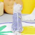 Kitten Onesies Cat Recovery Suit for Abdominal Wounds or Skin Diseases After Surgery Wear E-Collar Alternative for Cats and Dogs
