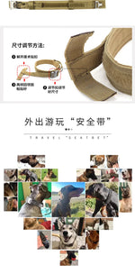 Durable Tactical Dog Collar Leash Pet Bungee Leash Durable Nylon Pet Training Collars With Handle Large Dogs French Bulldog