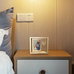 Pet Memorial Photo Frame Wooden Desktop Memorial Heart Pendant Dog Memorial Home Table Decoration For Bedroom Living Room
