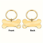 Customized Pet Tag – Golden / Silvery (C3)