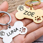 Customized Pet Tag – Golden / Silvery (C3)
