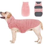 Double-Sided Fleece Dog Winter Coat – Windproof & Warm