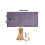 Ultra-Absorbent Microfiber Dog Towel – Quick-Dry Grooming Cloth