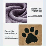 Ultra-Absorbent Microfiber Dog Towel – Quick-Dry Grooming Cloth