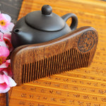 Pocket Wooden Comb - Natural Sandalwood Super Narrow Tooth
