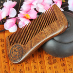 Pocket Wooden Comb - Natural Sandalwood Super Narrow Tooth
