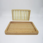 Natural Bamboo Soap Tray - Conveyer Belt