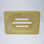 Natural Bamboo Soap Rectangle - Classic Oval Cavity