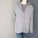 Wool Cardigans for Women - Grey
