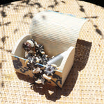Pop Up Vintage Bamboo Blue Orchid Gift Box