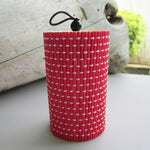 Unique Cylinder Jewelry Bamboo Storage Box - Pink