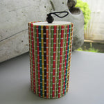 Unique Cylinder Jewelry Bamboo Storage Box - Multicolour