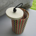Unique Cylinder Jewelry Bamboo Storage Box - Multicolour
