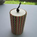 Unique Cylinder Jewelry Bamboo Storage Box - Multicolour