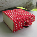 Vintage Bamboo Organizer - (Red)