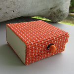 Vintage Bamboo Organizer - (Orange)