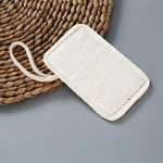 Natural Bath Loofah RECTANGLE Body Scrubber with grip