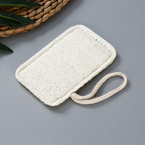 Natural Bath Loofah RECTANGLE Body Scrubber with grip