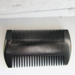 Sandalwood Men Beard Hair Comb (Narrow & Broad Teeth) - Black