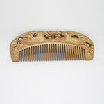 Natural Peach Wood comb (Birds)