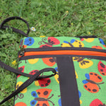 Jute Sling Bag Butterfly