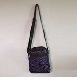 Jute Sling Bag Purple Stripes