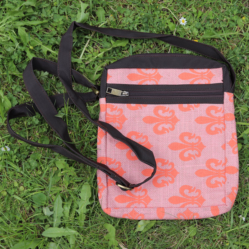 Jute Sling Bag Emblem