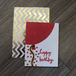 Handmade Birthday card - Happy Birthday greeting card