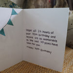 Handmade Birthday card - Turning 70 greeting card