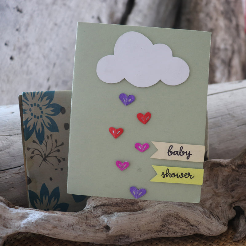 Handmade Baby Shower card - Baby Shower greeting