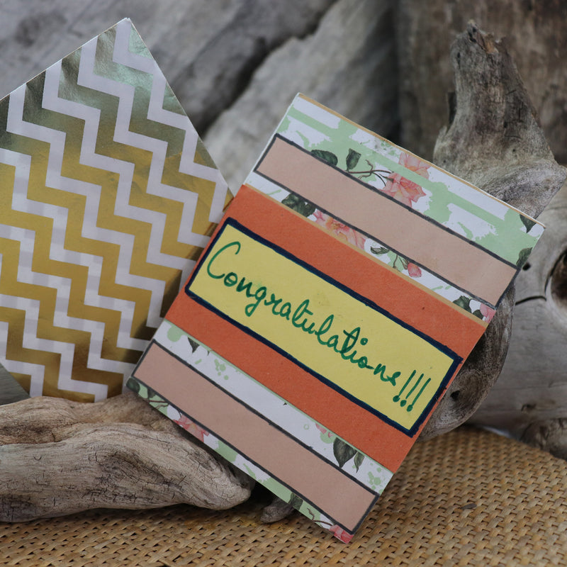 Handmade Celebrations Card - Congratulations Greeting