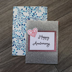 Handmade Celebrations Card - Happy Anniversary Greeting Card