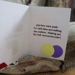 Handmade Celebrations Card - Anniversary Greeting Card
