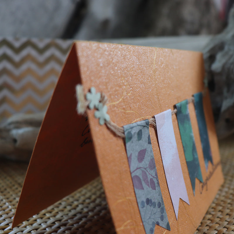 Handmade Celebrations Card - Congratulations Greeting Card