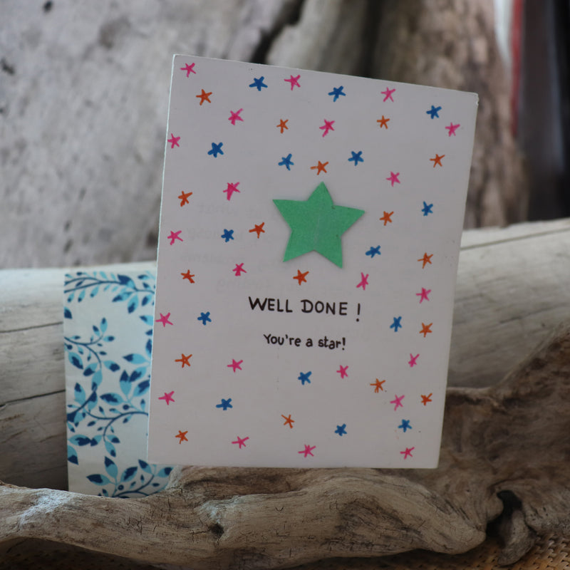 Handmade Celebrations Card - Well Done Greeting Card