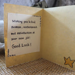 Handmade Corporate card - New Job greeting card 2