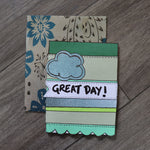Handmade Corporate card - Great Day & Goodbye greeting card 4