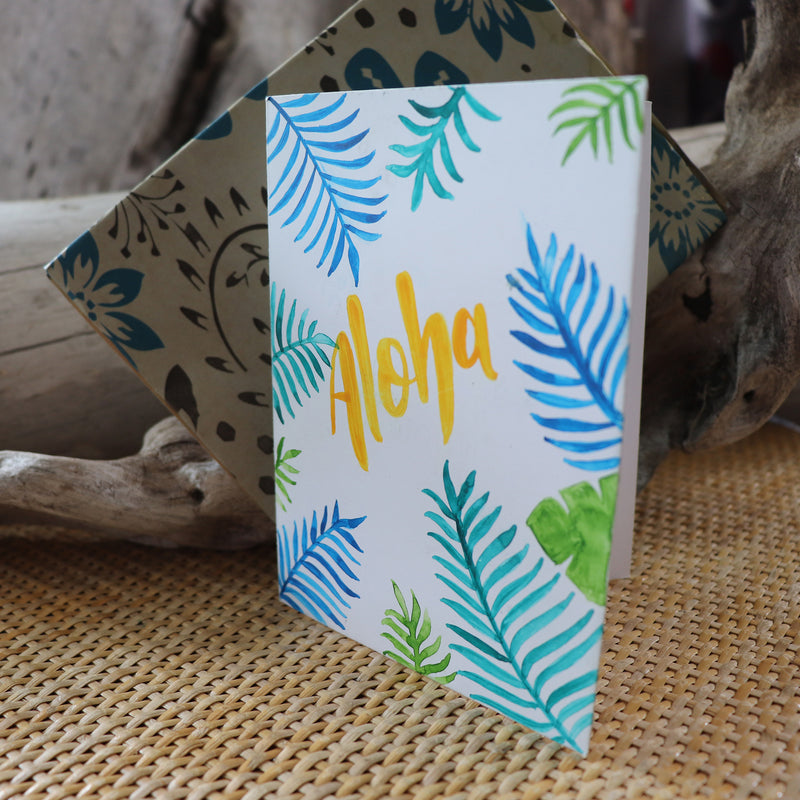 Handmade Corporate card - Aloha greeting card 5