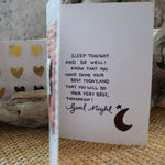Handmade Expressions card - Good Night greeting card
