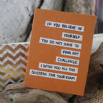 Handmade Expressions card - Good Luck greeting card 15
