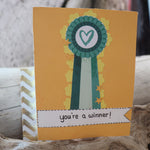Handmade Expressions card - You're A Winner greeting card 20