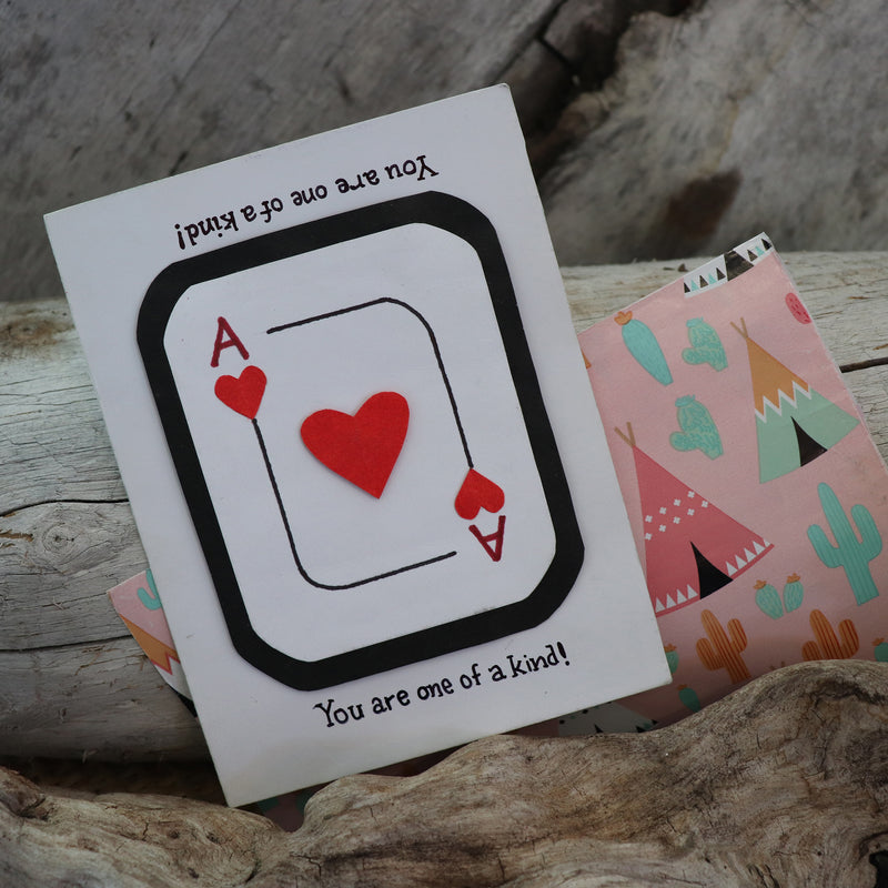 Handmade Feelings card - You Are One Of A Kind greeting card