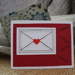 Handmade Feelings card - I Miss You greeting card