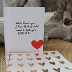 Handmade Feelings card - Kiss You greeting card