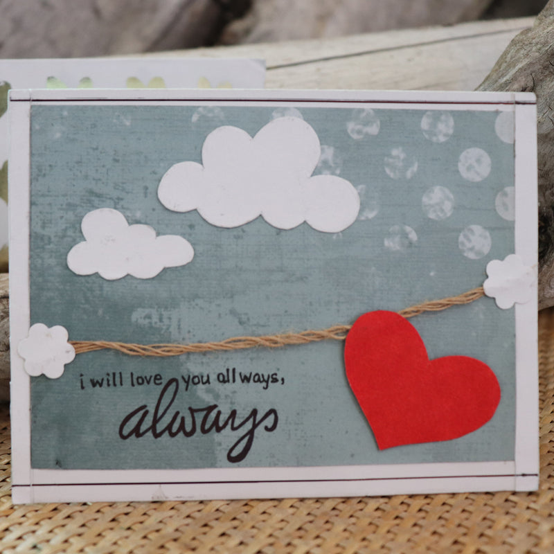Handmade Feelings card - You Will Be Mine Always greeting card
