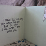 Handmade Feelings card - Love You greeting card